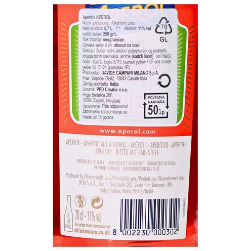 Aperol 0,7 l