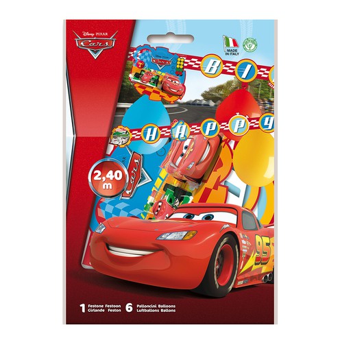 Garland Cars 2,3 m + 6 balloons