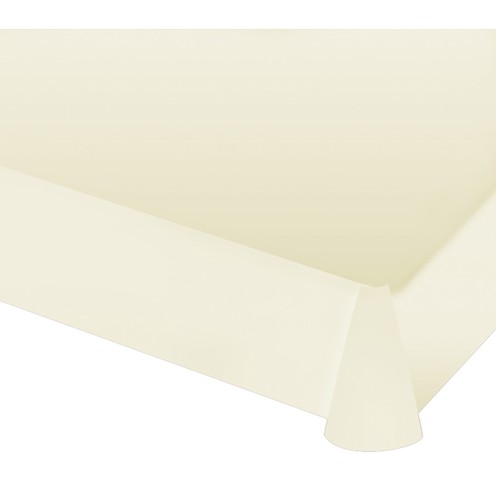 Plastic Tablecloth Beige 137x274 cm