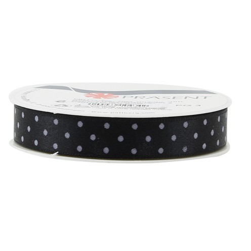Decorative Dotted Ribbon Light Blue 15 mm x 3 m