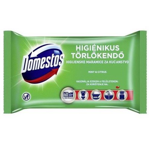 Domestos Mint & Citrus hygienic wipes 60 pcs