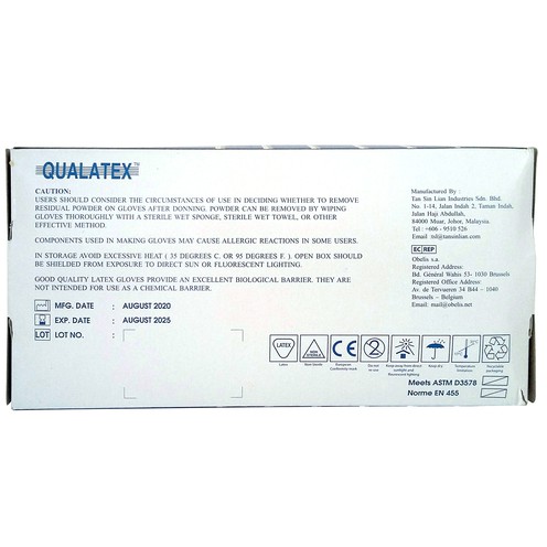 Latex Gloves with Powder M 100 pcs