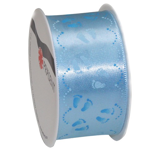 Decorative Ribbon Baby Light Blue 40 mm x 2 m