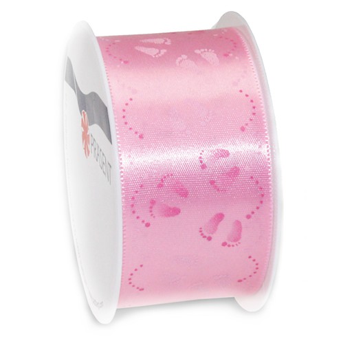 Decorative Ribbon Baby Pink 40 mm x 2 m