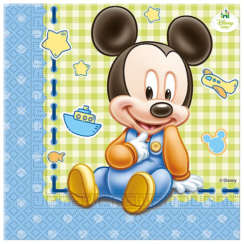 Paper napkins Baby Mickey 20 pcs