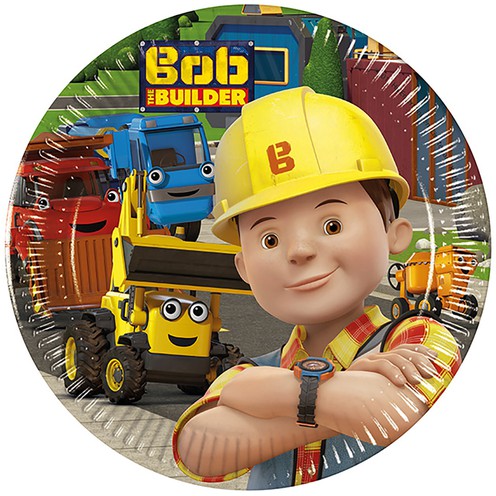 Paper plates Bob the Builder 8 pcs