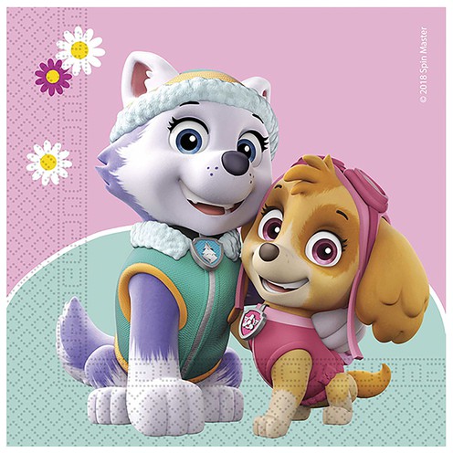 Paper Napkins Paw Patrol Pink 20 pcs