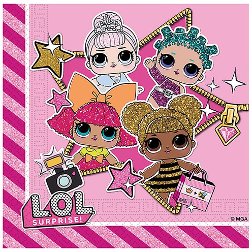 Paper Napkins LOL 20 pcs