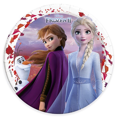 Paper plates Frozen 8 pcs