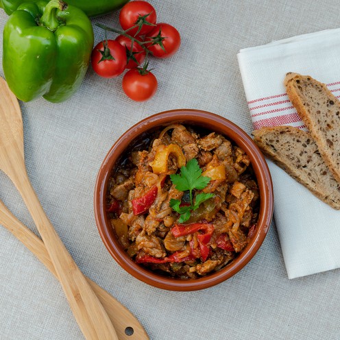 Mućkalica - Eintopf mit Schweinefleisch und Gemüse für 4 Personen (1,2 kg)