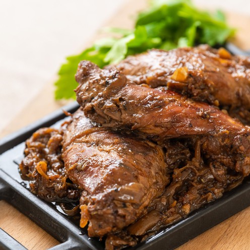 Rabbit stew for 2 persons (500 g)