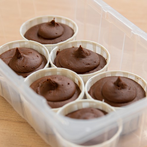 Schokoladensoufflé backfertig (15 Stück)