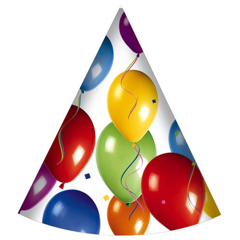 Hat Ballons 6 pcs