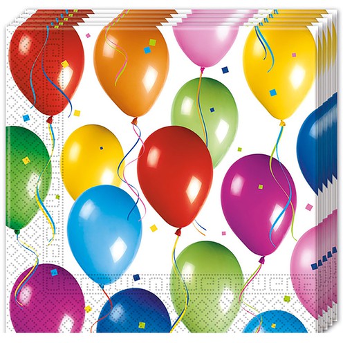 Paper Napkins Balloons 20 pcs