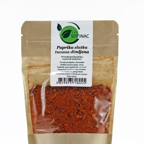 Paprika slatka dimljena tucana 100 g