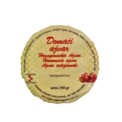 Hausgemachter milder Ajvar 350 g