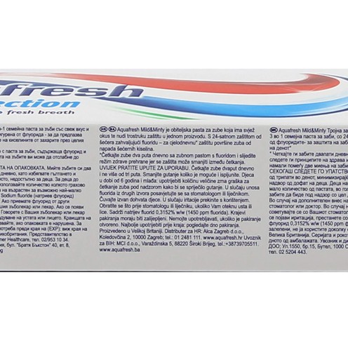 Aquafresh Triple Protection Mild&Minty toothpaste 75 ml