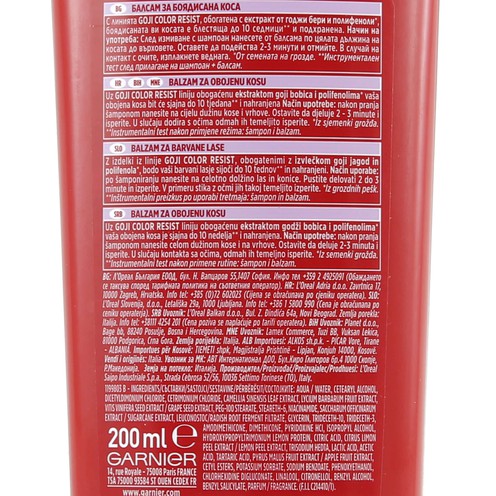 Fructis Color Resist conditioner 200 ml