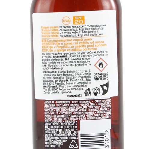 Garnier Ambre Solaire Oil Spray SPF 20 150 ml