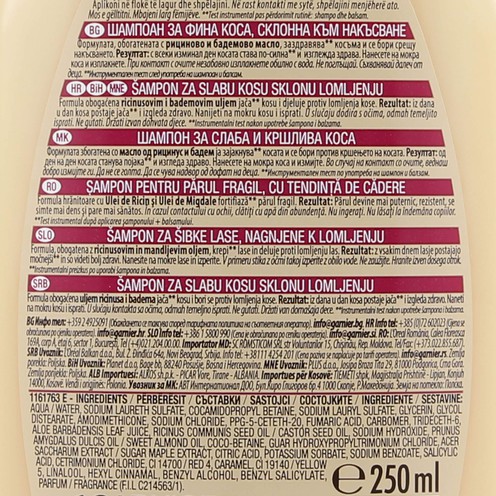 Garnier Botanic Therapy Shampoo mit Rizinusöl, 250 ml 