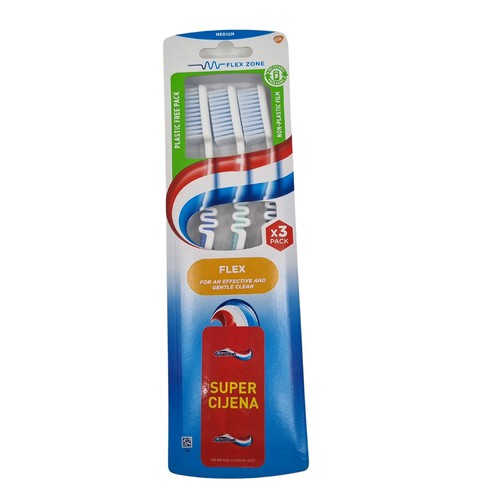 Toothbrush Aquafresh Flex Medium (3 pcs)
