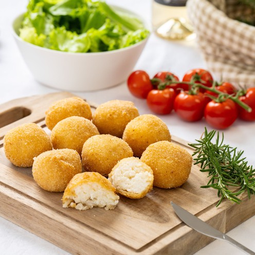 Arancini with mozzarella and honey mustard sauce 8 pieces (475 g)