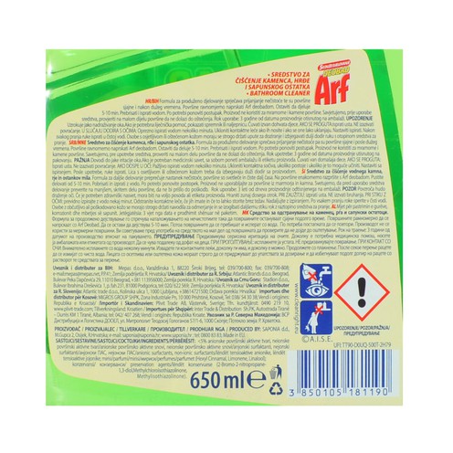 Arf Deobad Sredstvo za čišćenje kamenca 650 ml
