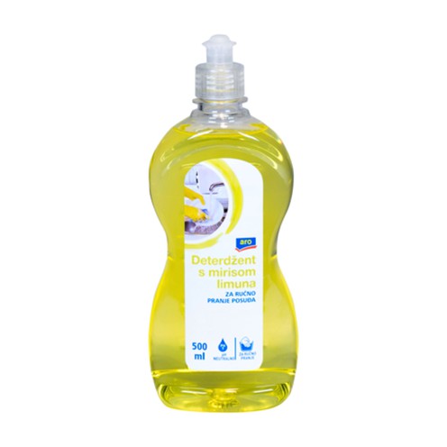 Aro dishwashing detergent with lemon scent 500 ml