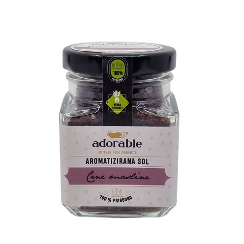 Aromatized salt - black olives 100 g