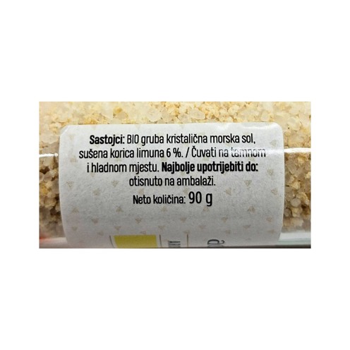 Aromasalz – Zitrone 90 g