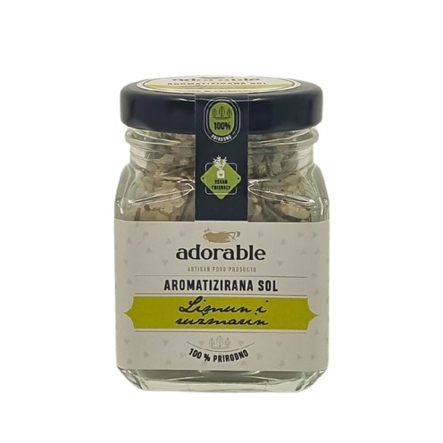 Aromatizirana sol - limun i ružmarin 100 g
