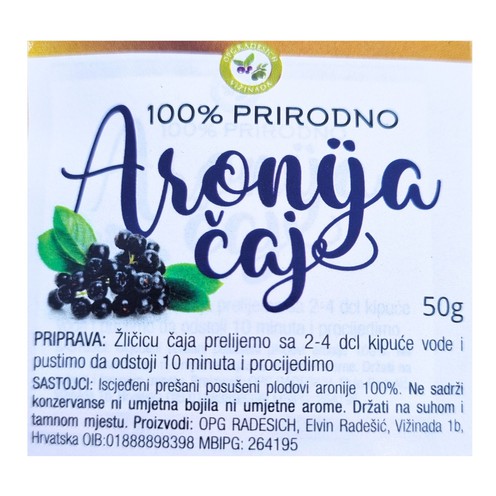 Čaj od aronije 50 g