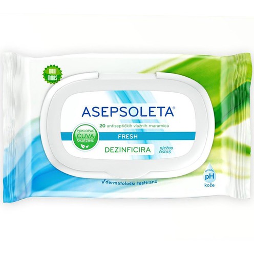 Asepsoleta Fresh tissues 20/1