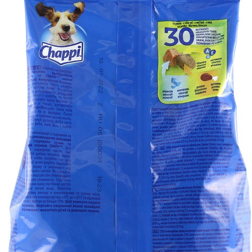 Chappi Hundefutter Rind/Geflügel/Gemüse 500g