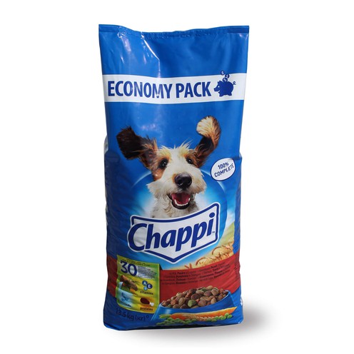 Chappi dog food with beef, poultry and vegetables 13,5 kg