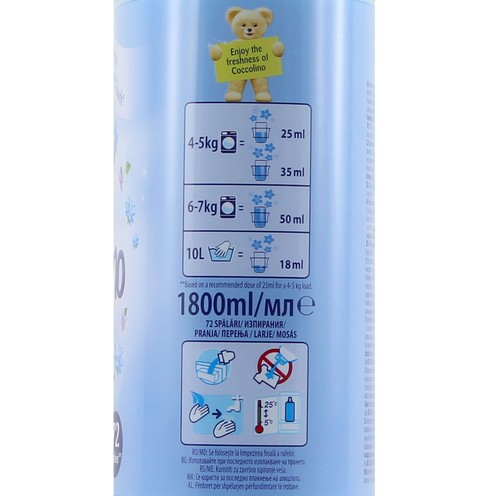 Coccolino Weichspülerkonzentrat blau, 1800 ml