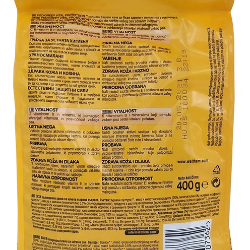 Pedigree dog food Mini poultry, vegetables and rice 400 g