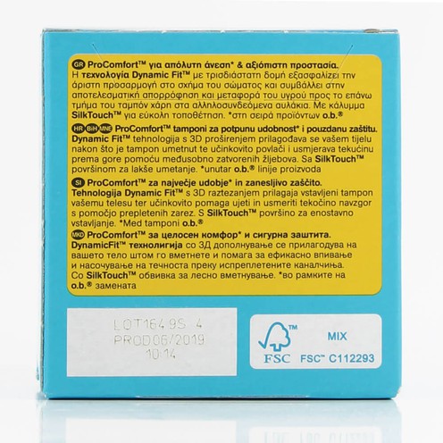 Tampons O.B. ProComfort Normal (8 Stk)