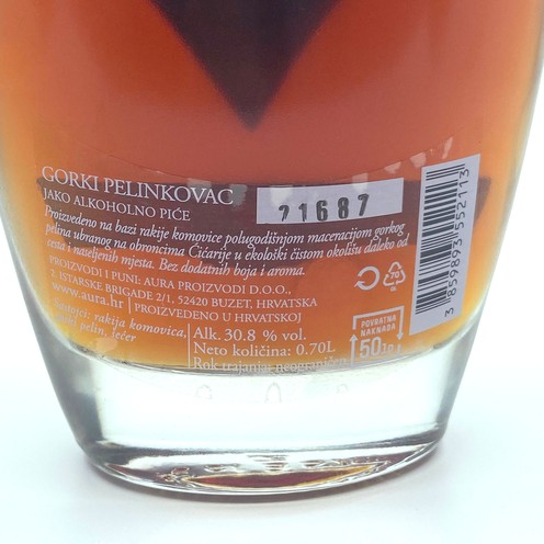 Gorki pelinkovac Aura 0,7 l