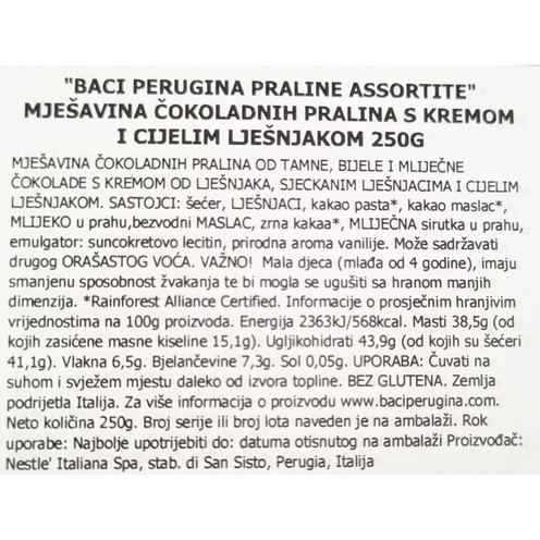 Baci Perugina praline assortite Natale 250 g