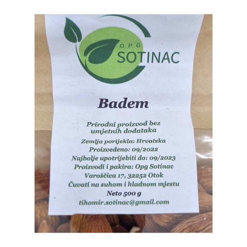 Almond kernel 500 g