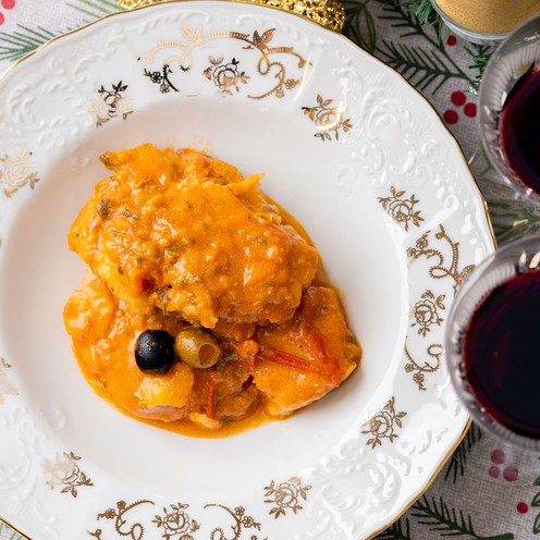 Kabeljau mit Kartoffeln für 2 Personen (700 g)