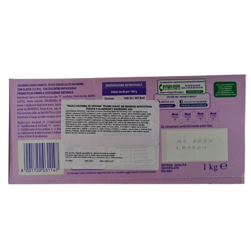 Colomba di Verona Bauli 1 kg