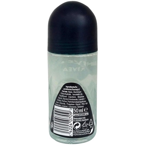Nivea Men Invisible for Black & White roll-on Deodorant 50 ml