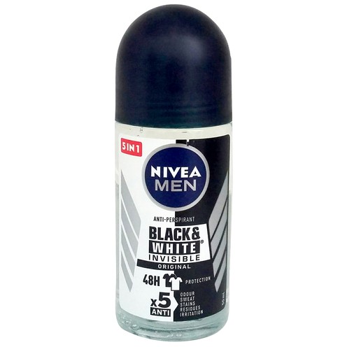 Nivea Men Black&White Invisible Deo Roll-on 50 ml