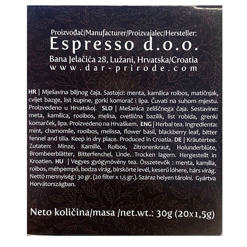 Biljni čaj Dar prirode 30 g