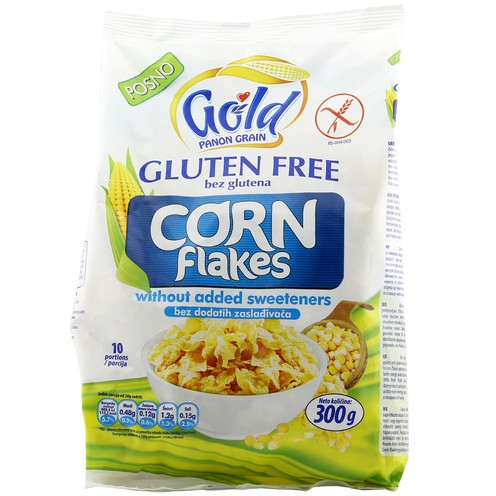 Corn Flakes without added sweeteners, gluten free 300 g