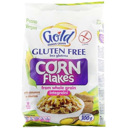 Kukuruzne pahuljice integralne s cimetom, gluten free 300 g