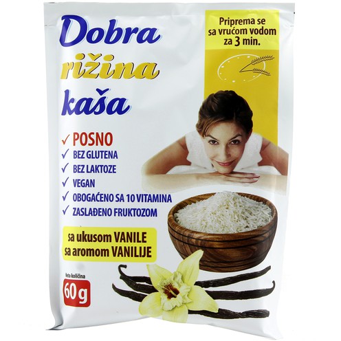 Dobra Rice porridge vanilla 60 g