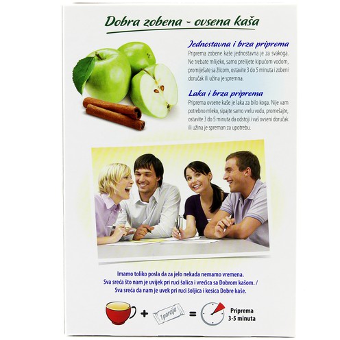 Dobra zobena kaša jabuka - cimet 260 g